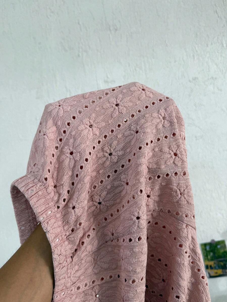 SHEIN طقم ملابس منزلية قصيرة الأكمام مع ربطة عنق كاجوال