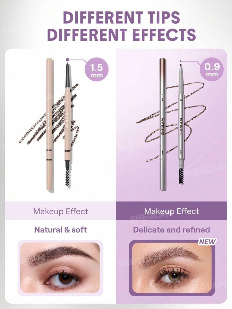 SHEGLAM Ultra Slim قلم حواجب