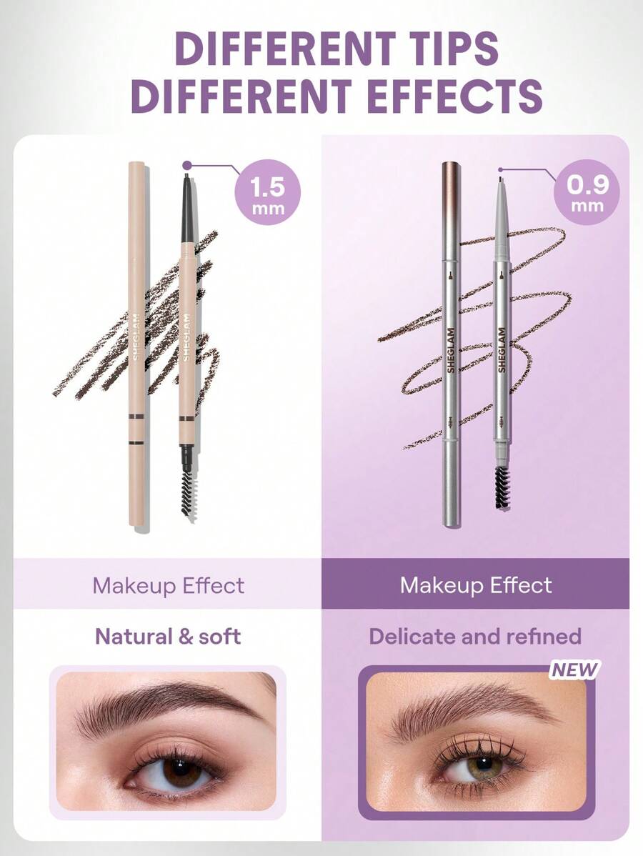 SHEGLAM Ultra Slim قلم حواجب