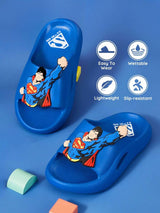 SHEIN SUPERMAN X شبشب كرتوني للأولاد خفيف مقاوم للانزلاق