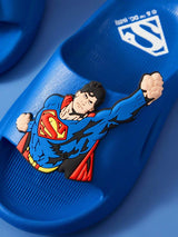 SHEIN SUPERMAN X شبشب كرتوني للأولاد خفيف مقاوم للانزلاق