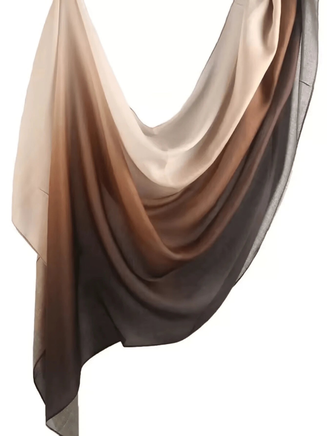 SHEIN حجاب نسائي بوهيمي بطبعة مائية