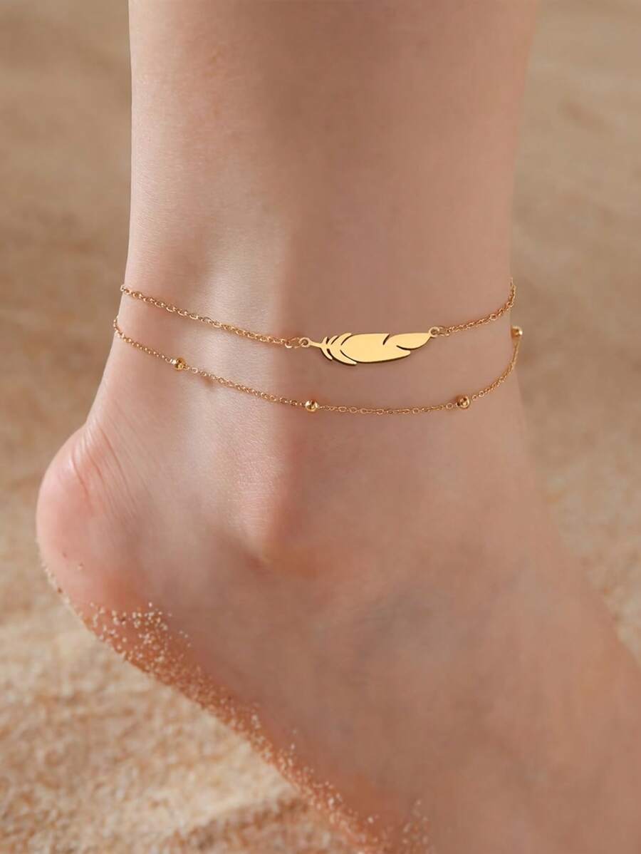 SHEIN سوار كاحل أنيق قابل للتعديل