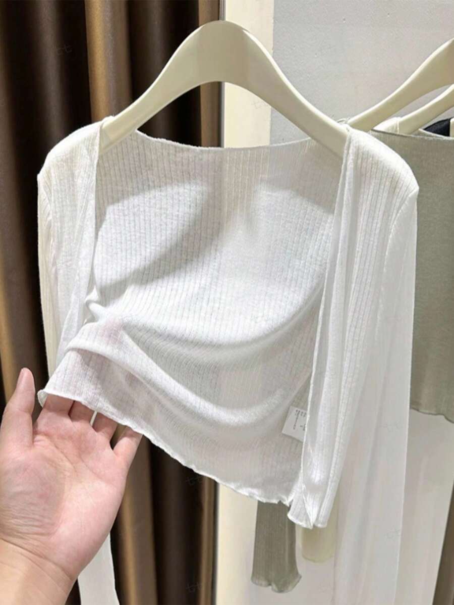 SHEIN Franclia بلوزة نسائية خفيفة وبسيطة