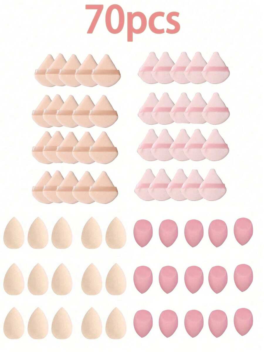 SHEIN إسفنجة مكياج مثلثة للبودرة والأساس