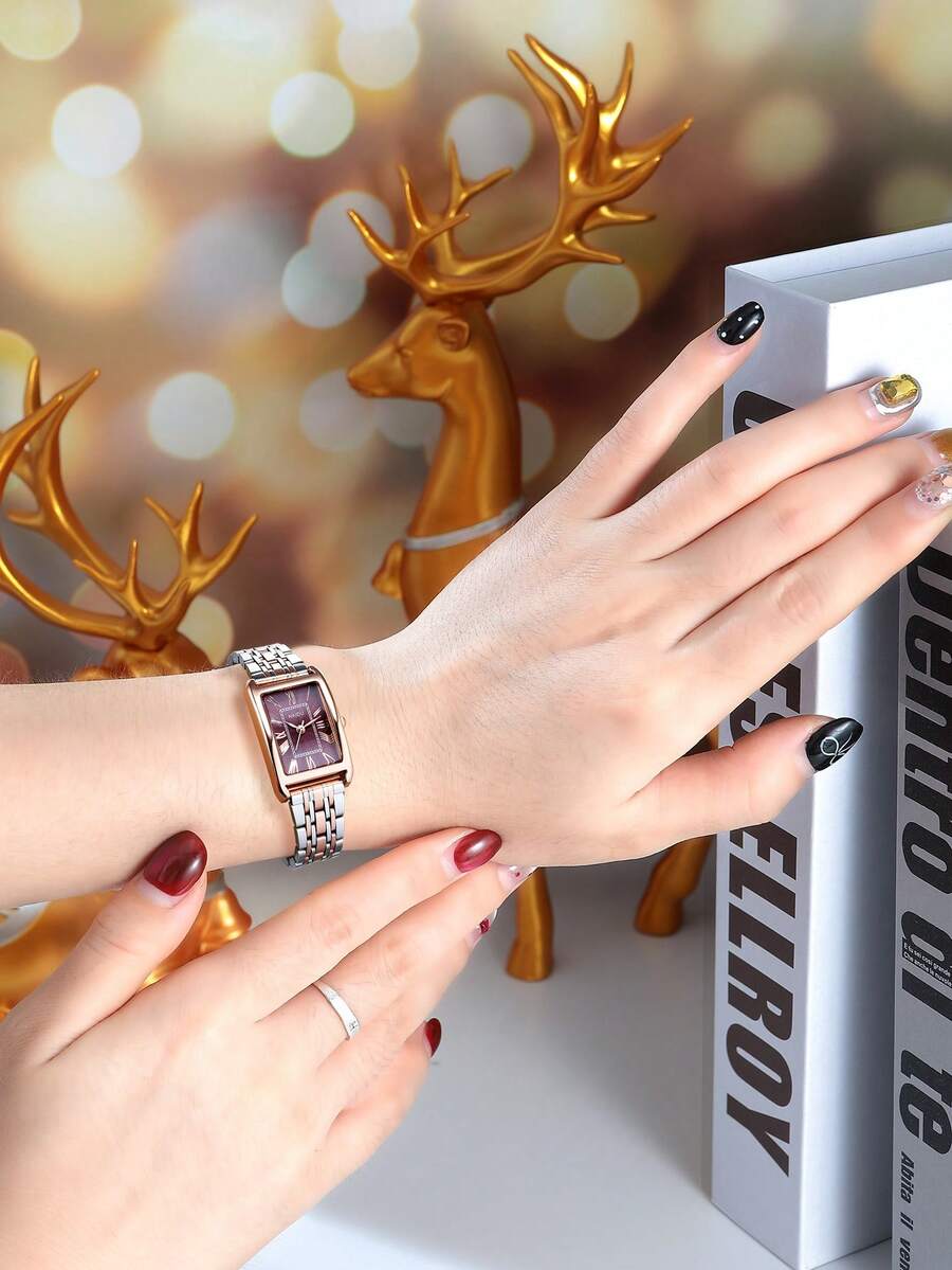 SHEIN ساعة نسائية كاجوال كوارتز