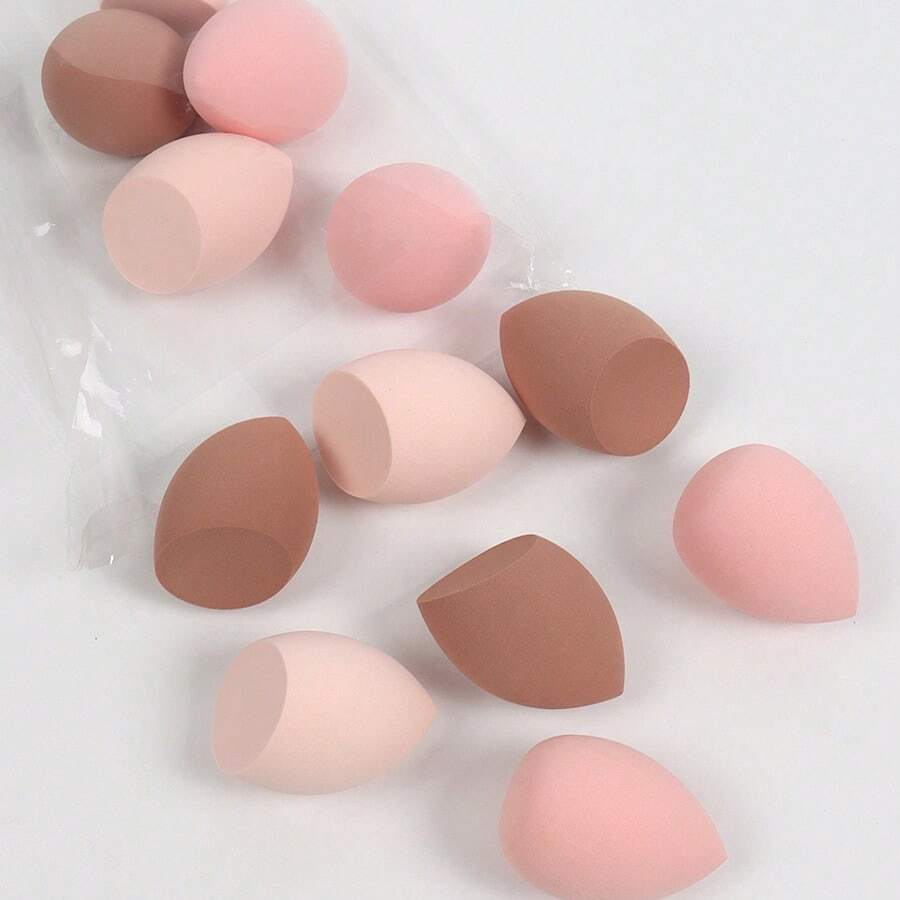 SHEIN مجموعة إسفنج مكياج 12 قطعة خالية من اللاتكس