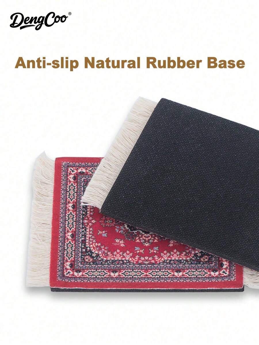 SHEIN سجادة قهوة مقاومة للحرارة والانزلاق