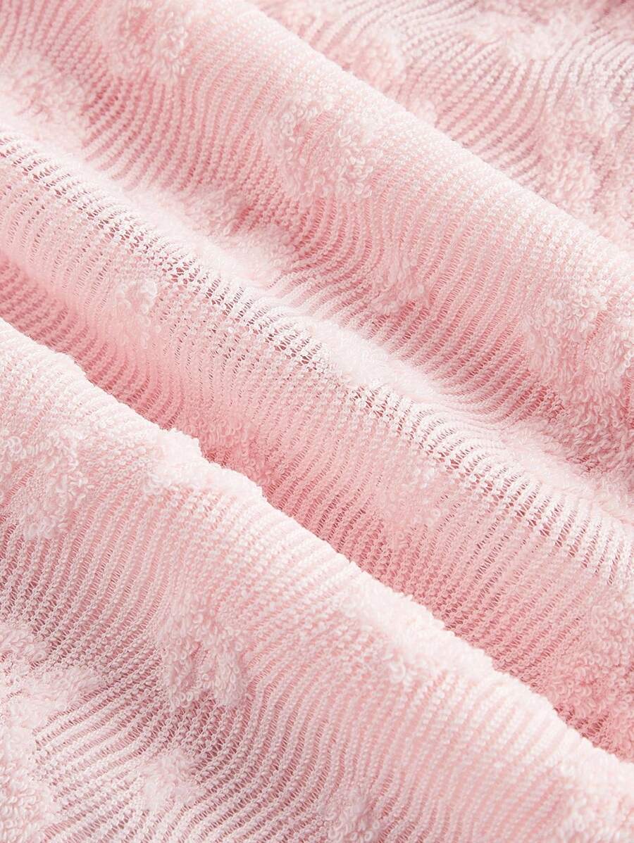 SHEIN MOD فستان وردي ساتان بتصميم محكم وذيل سمكة