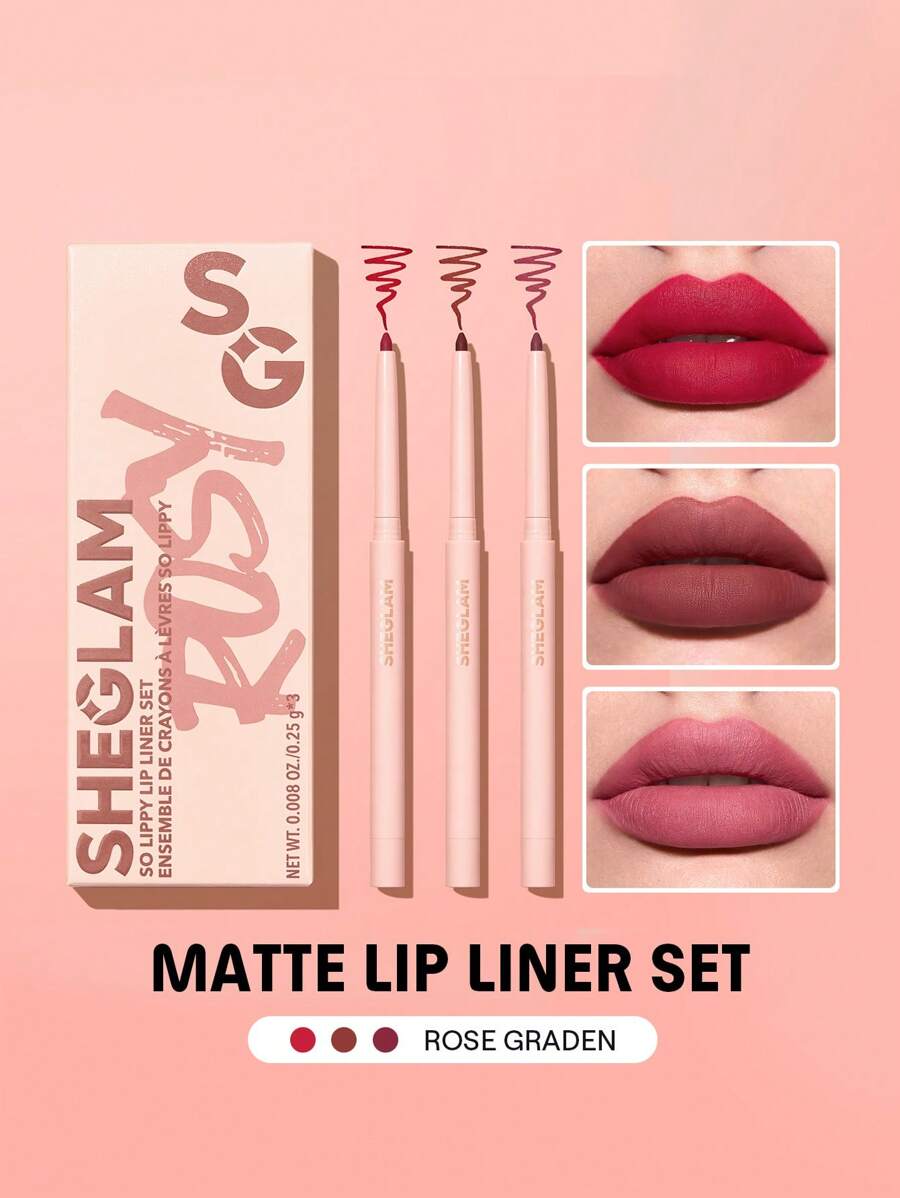 SHEGLAM So Lippy طقم أقلام تحديد شفاه