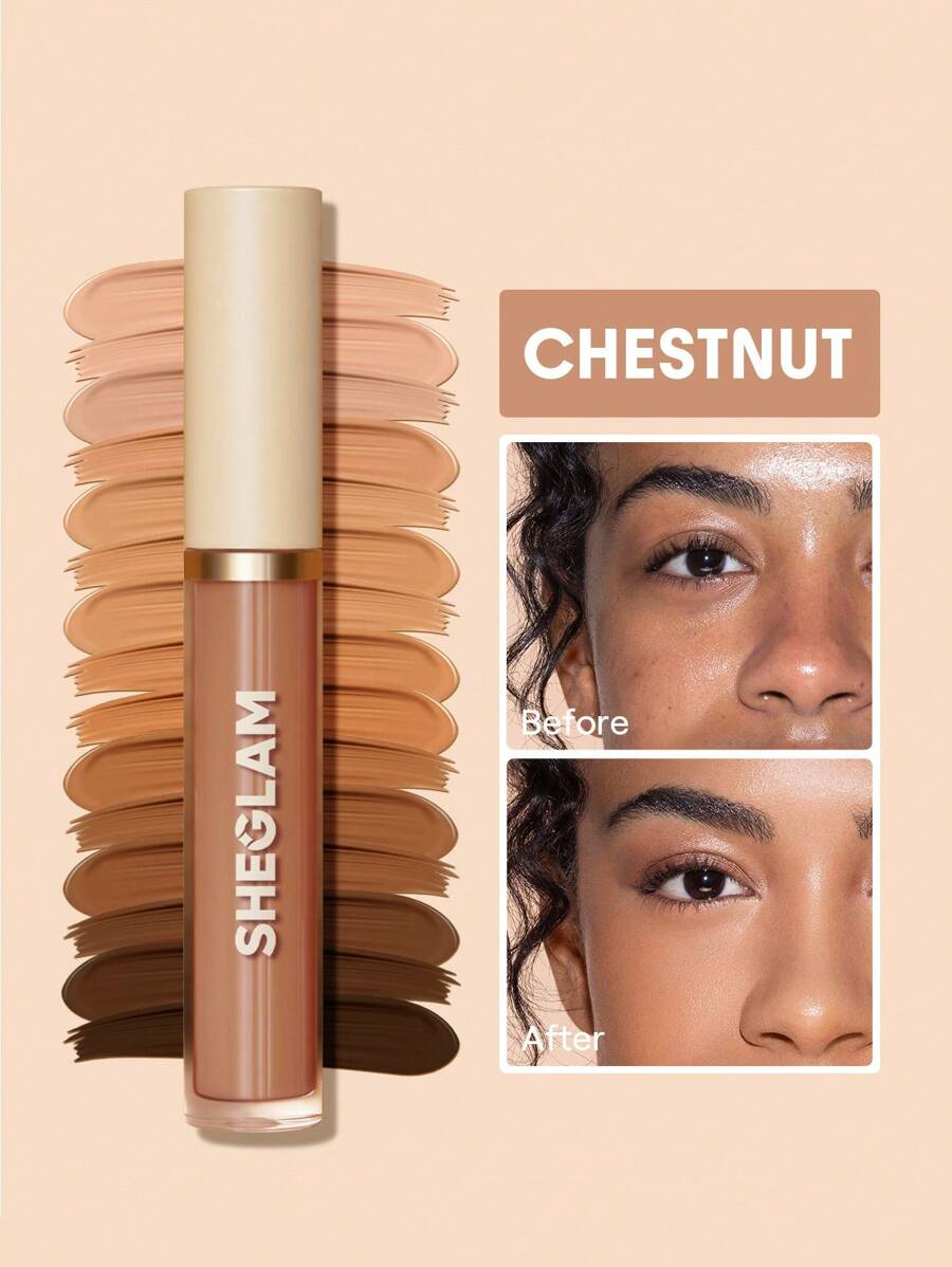 SHEGLAM Chestnut خافي عيوب سائل مطفي