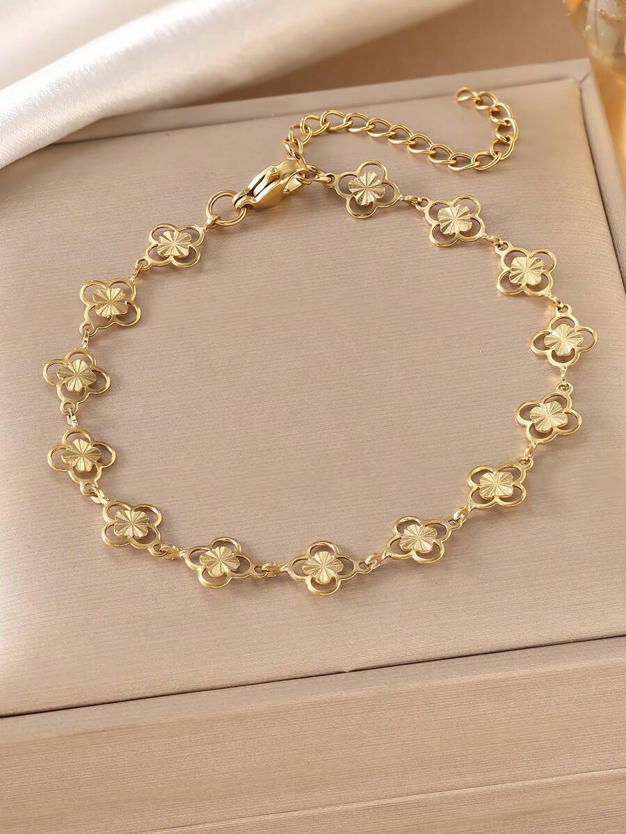 SHEIN سوار بوهيمي ستانلس ستيل