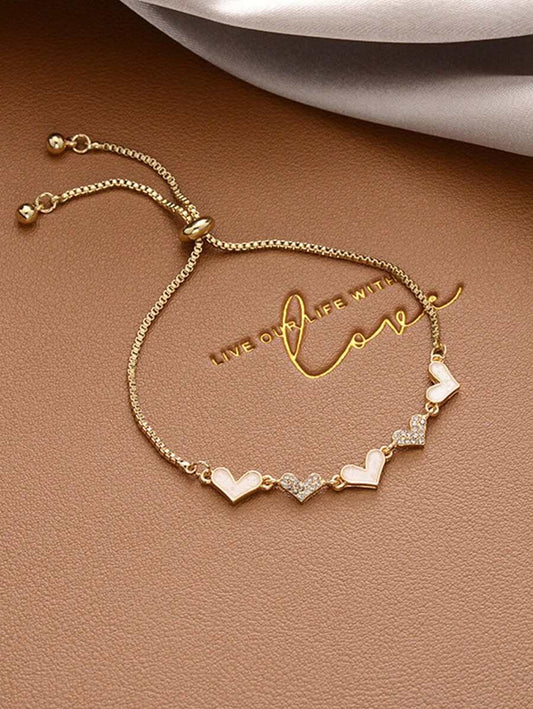 SHEIN سوار بلورة الثلج مرصع بالراين