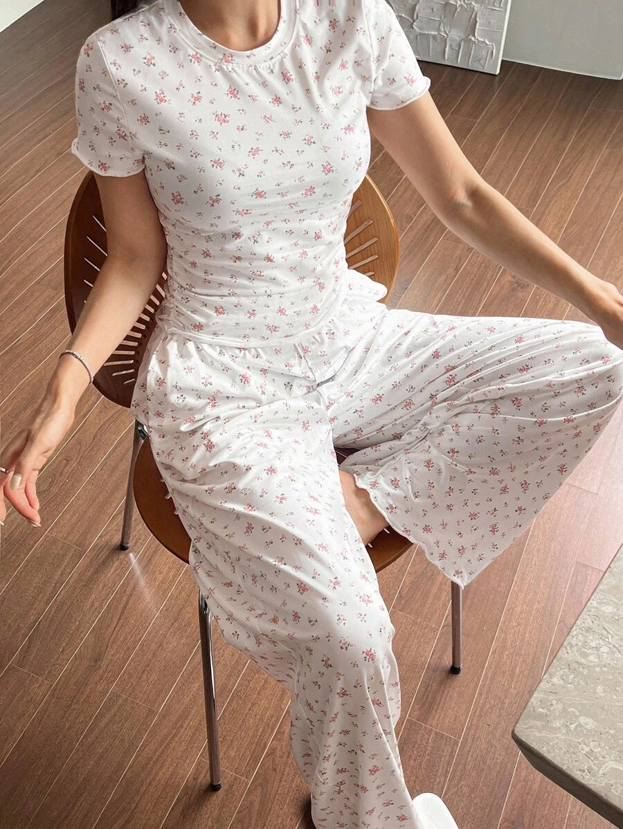 SHEIN بيجامة كاجوال صيفية مريحة