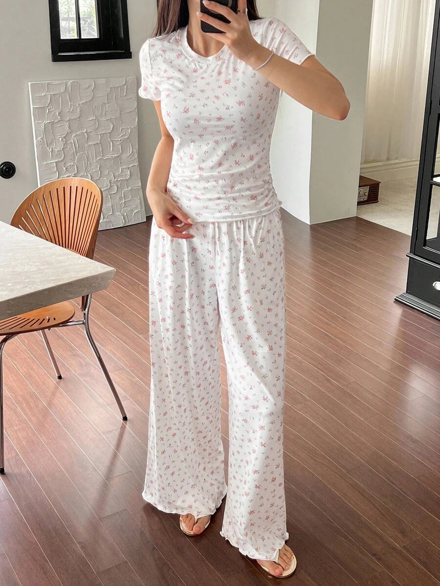 SHEIN بيجامة كاجوال صيفية مريحة