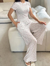 SHEIN بيجامة كاجوال صيفية مريحة