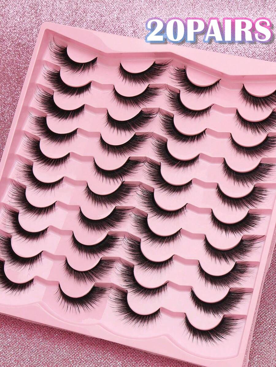 SHEIN أرمليا رموش صناعية طبيعية ثلاثية الأبعاد