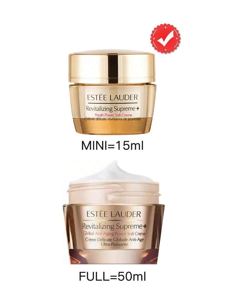 Estée Lauder كريم ترطيب ريفيتالايزينج سوبريم+ ميني 15 مل لشد ورفع وإشراق البشرة