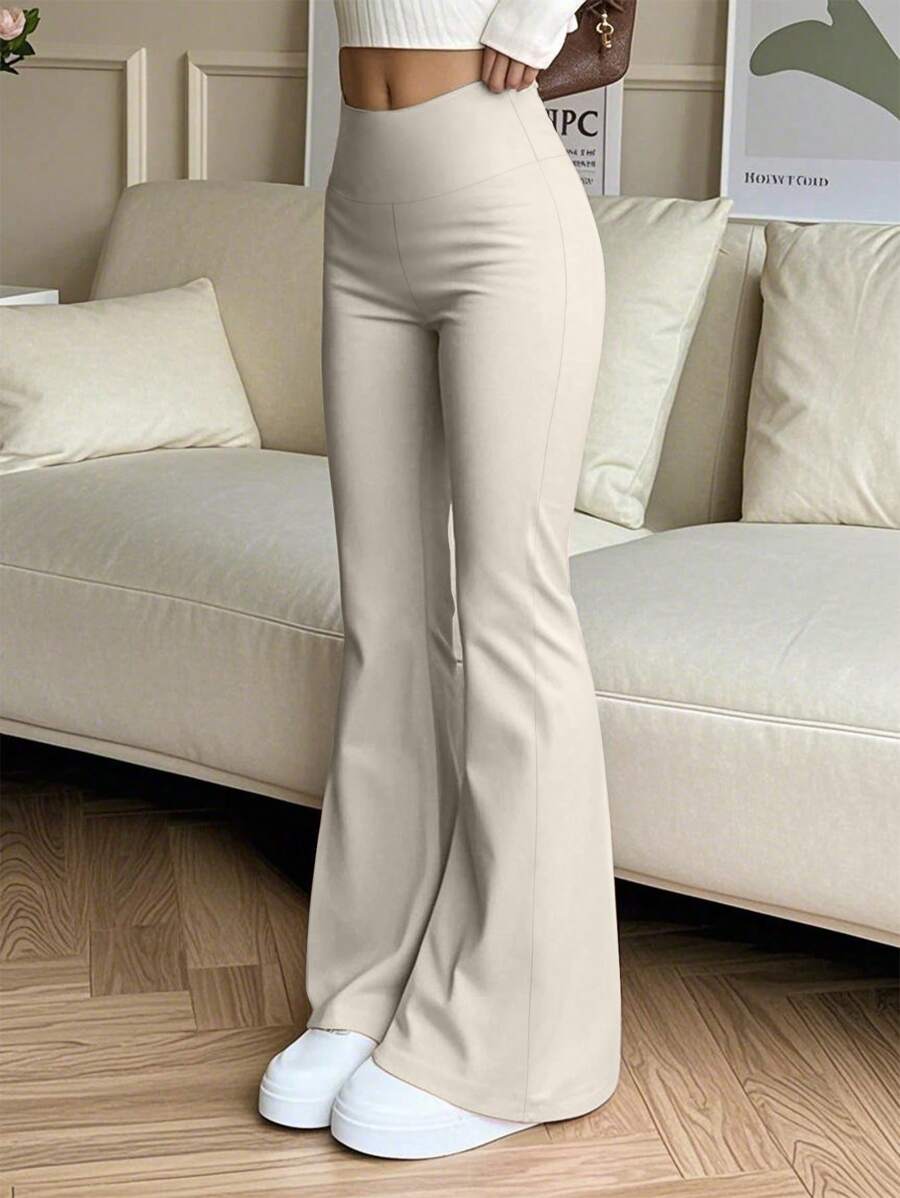 SHEIN سروال رياضي بخصر عالي وقصة واسعة للرياضة واللياقة