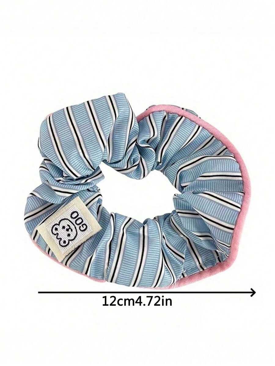 SHEIN حزمتان أربطة شعر نسائية ناعمة