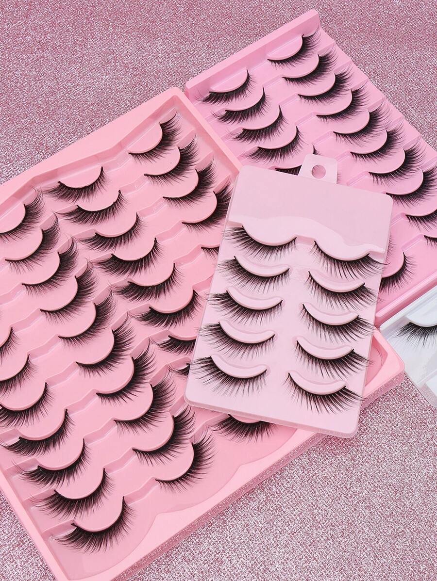 SHEIN أرمليا رموش صناعية طبيعية ثلاثية الأبعاد