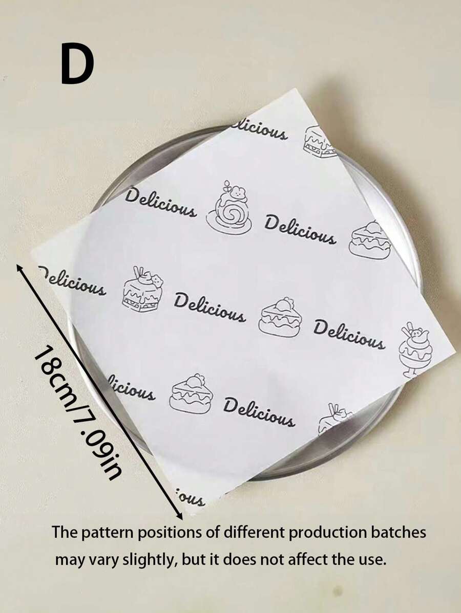 SHEIN ورقة تغليف كعك بتصميم كرتوني