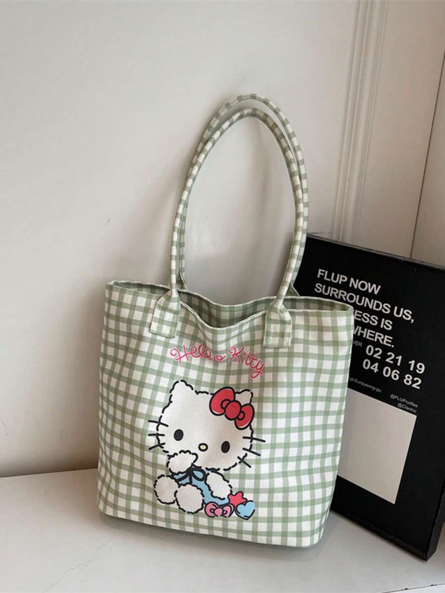 SHEIN Sanrio حقيبة كتف كانفاس هالو كيتي سانريو كيوت