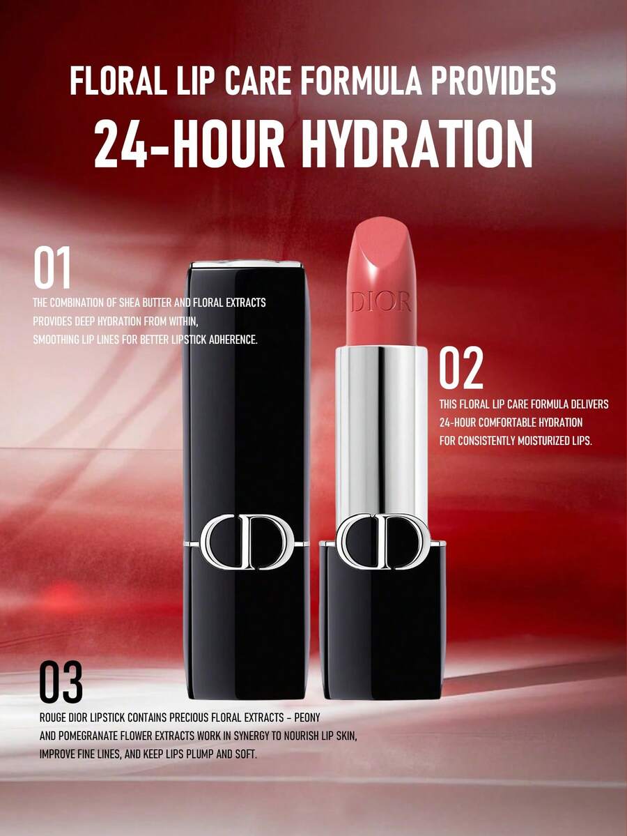 Dior روج كوتور 458 باريس 3.5 جم ساتان عالي الصبغة
