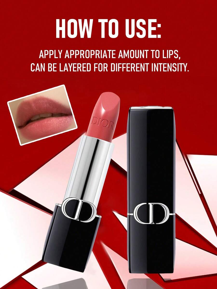 Dior روج كوتور 458 باريس 3.5 جم ساتان عالي الصبغة
