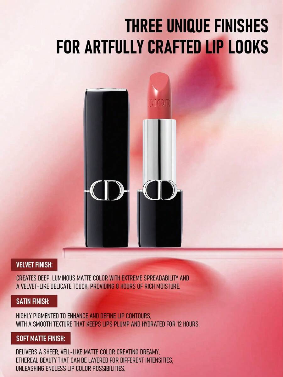 Dior روج كوتور 458 باريس 3.5 جم ساتان عالي الصبغة