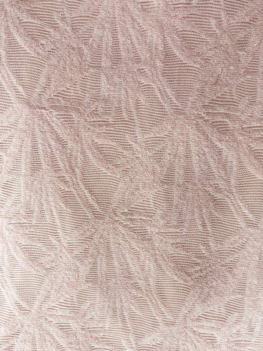 SHEIN Rafferiza فستان وردي قصير الأكمام بدون أكمام مطرز بالدانتيل