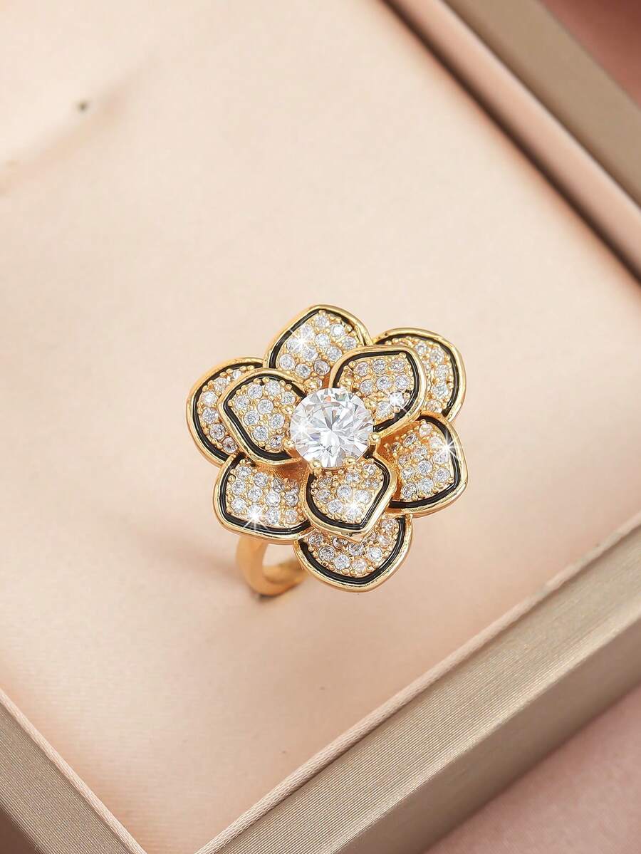 SHEIN خاتم  مرصع بزركون