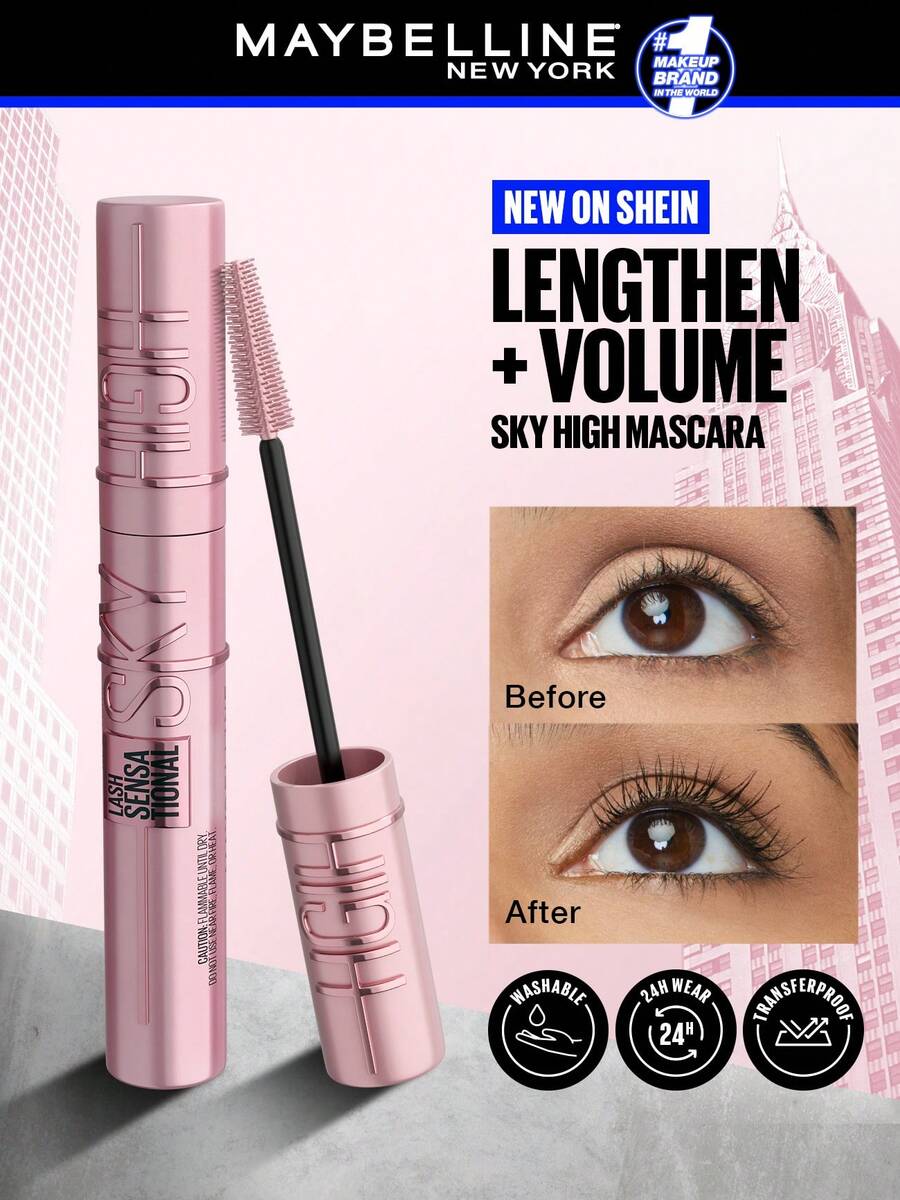 Maybelline مسكرة سماوية مقاومة للماء وطويلة الأمد 7.2 مل