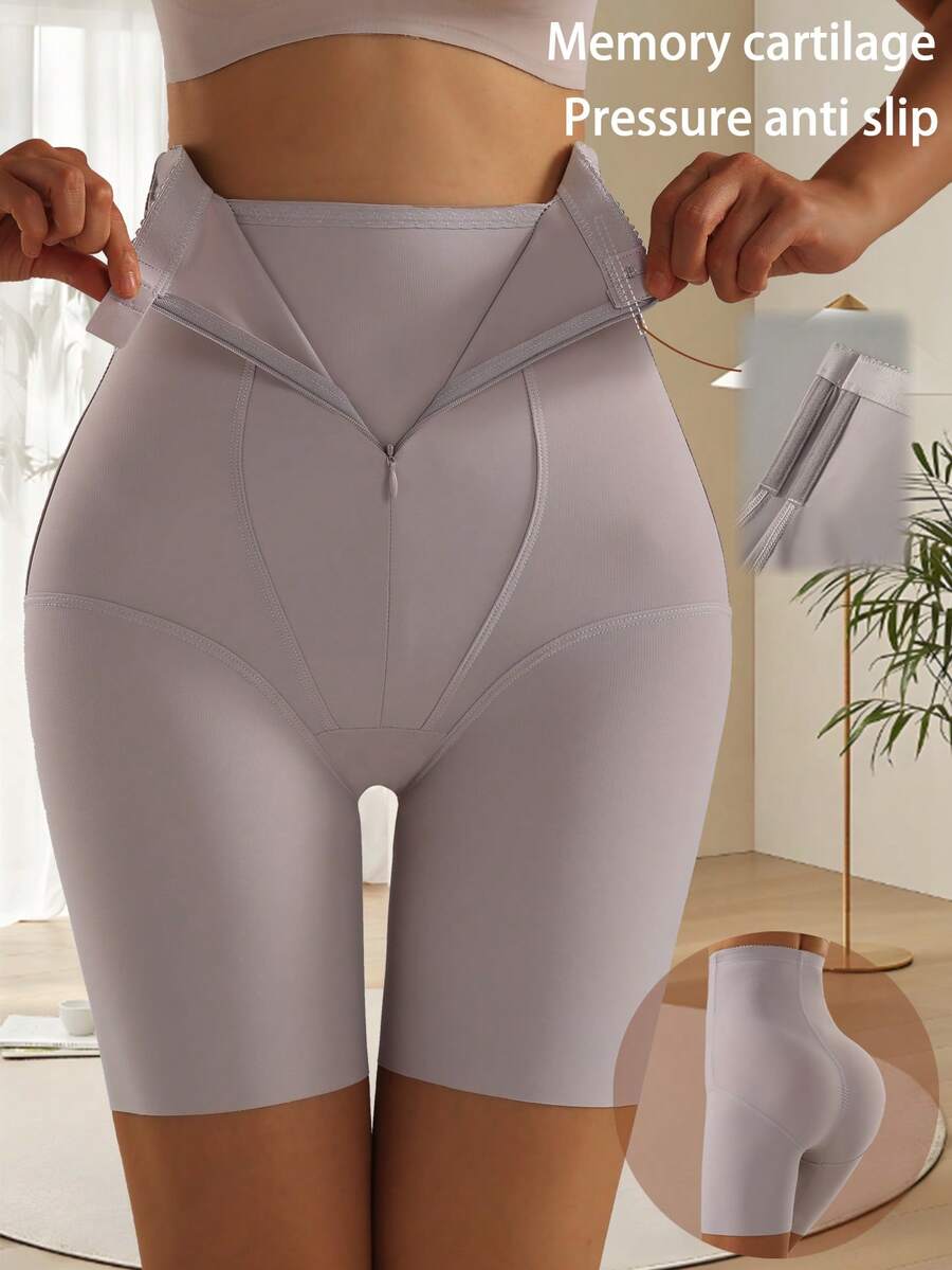 SHEIN شورت نسائي عالي الخصر مشد للبطن لتشكيل الخصر