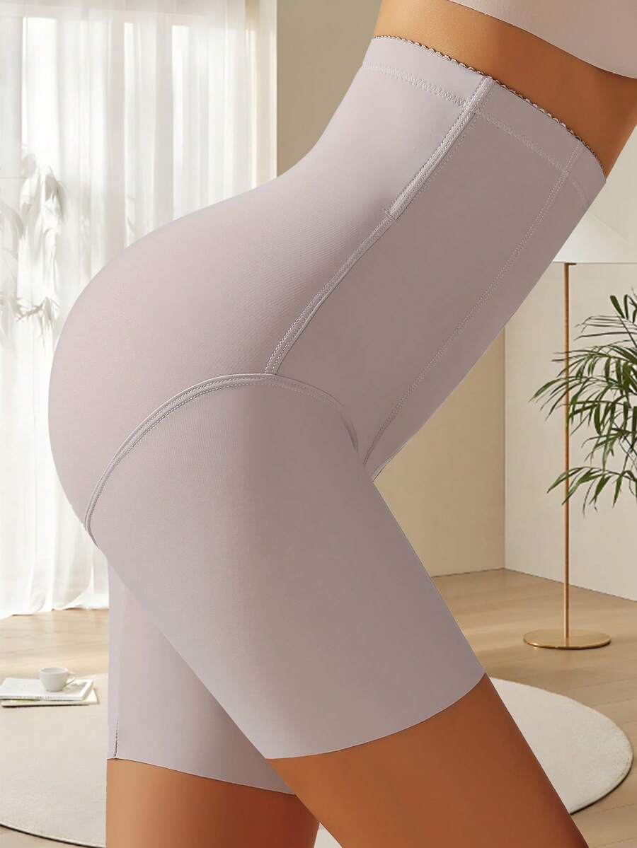 SHEIN شورت نسائي عالي الخصر مشد للبطن لتشكيل الخصر