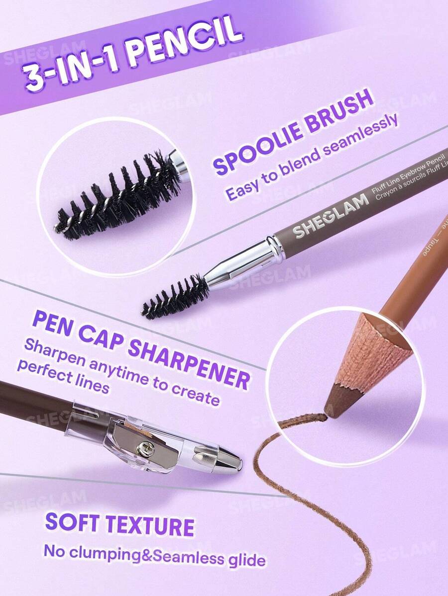 SHEGLAM Fluff Line قلم حواجب