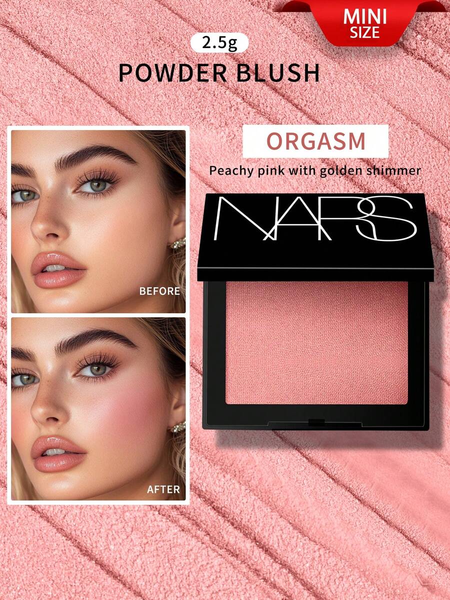 NARS Orgasm بلاشر ميني بودرة مضغوطة 2.5 جم - لون