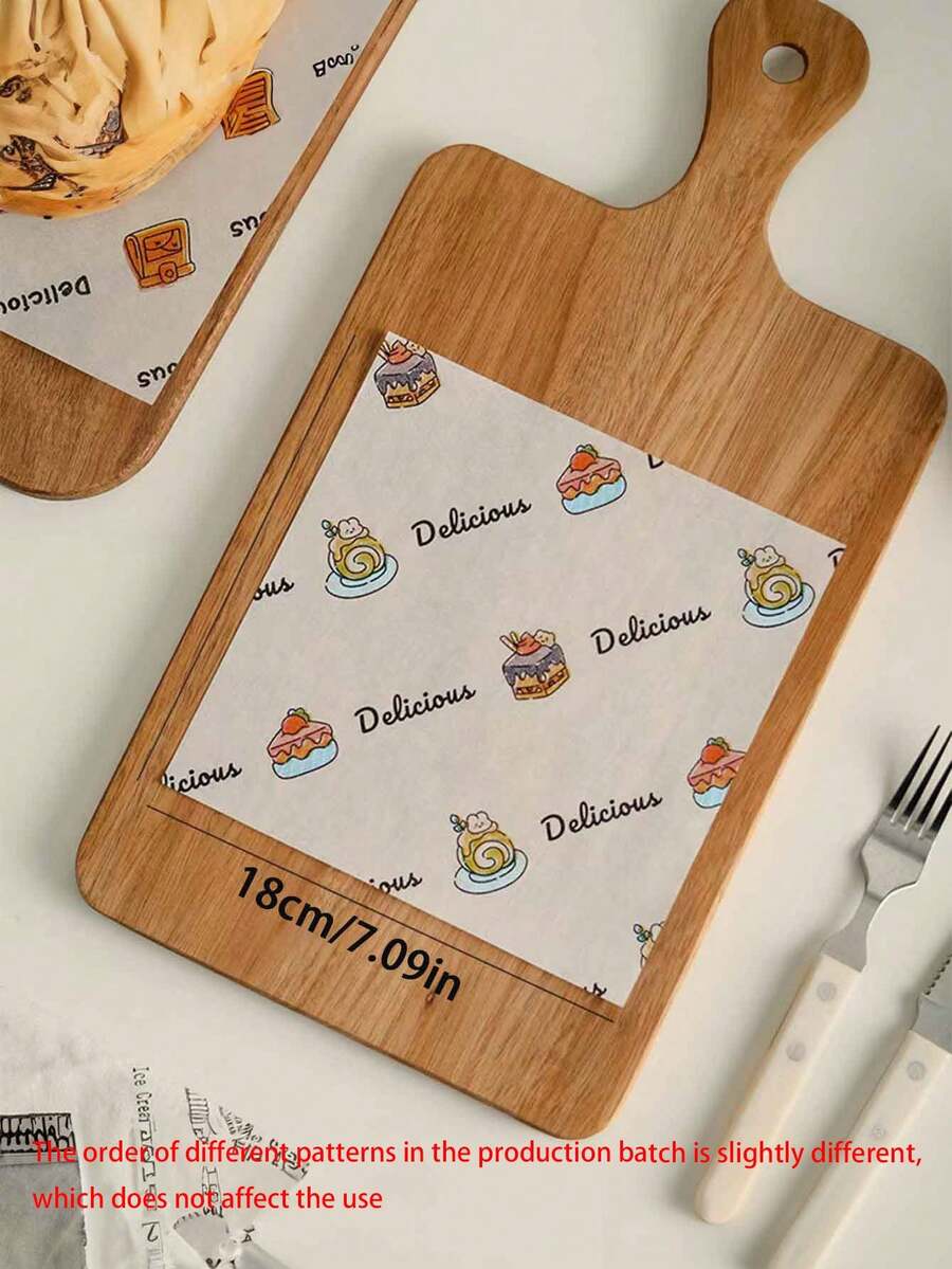 SHEIN ورقة تغليف كعك بتصميم كرتوني