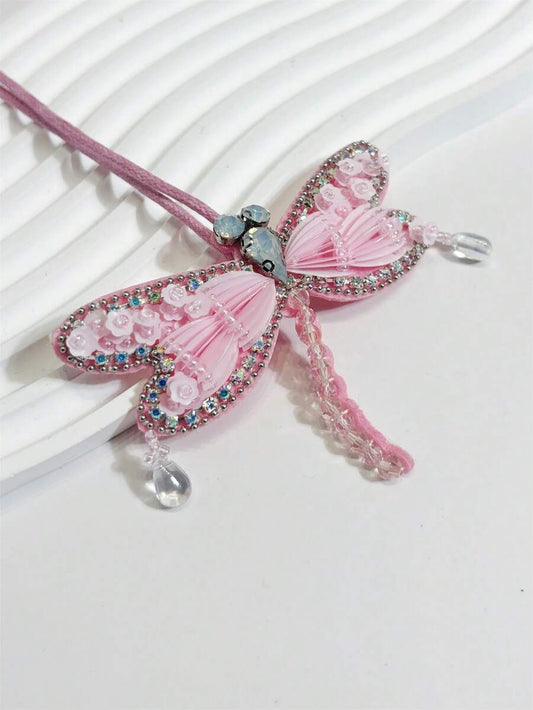 SHEIN قلادة حقيبة ظهر أنيقة على شكل سمكة التنين