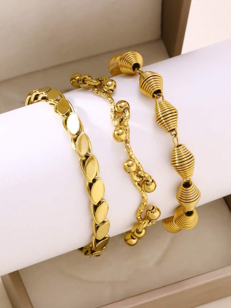 SHEIN سوار بوهيمي ستانلس ستيل