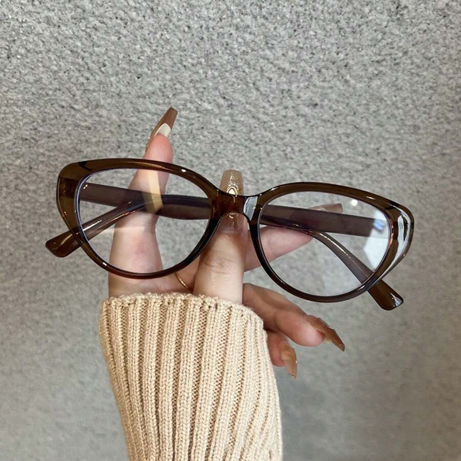 SHEIN إطار نظارات بتصميم عين القطة