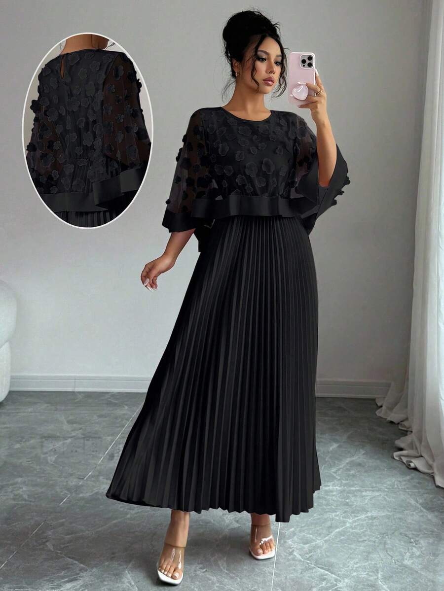SHEIN Elenzga فستان أسود