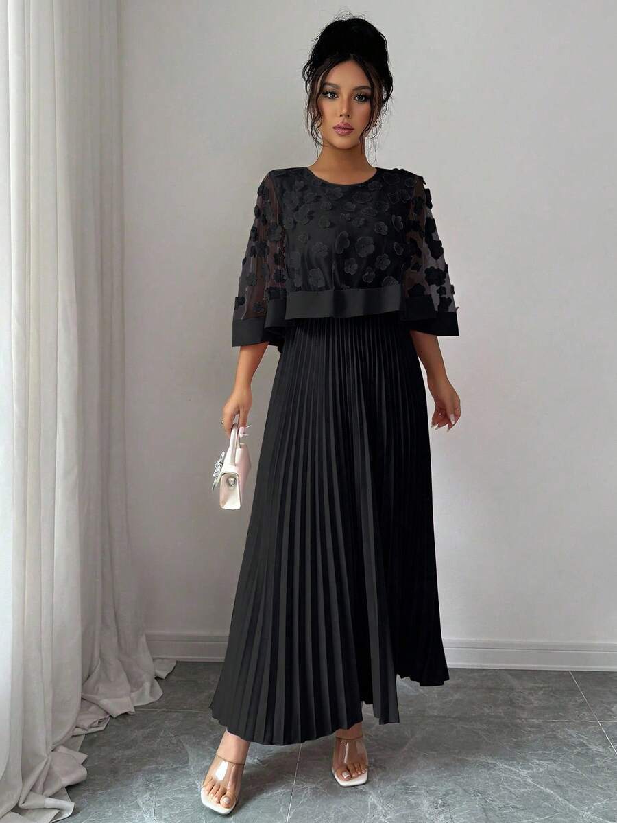 SHEIN Elenzga فستان أسود