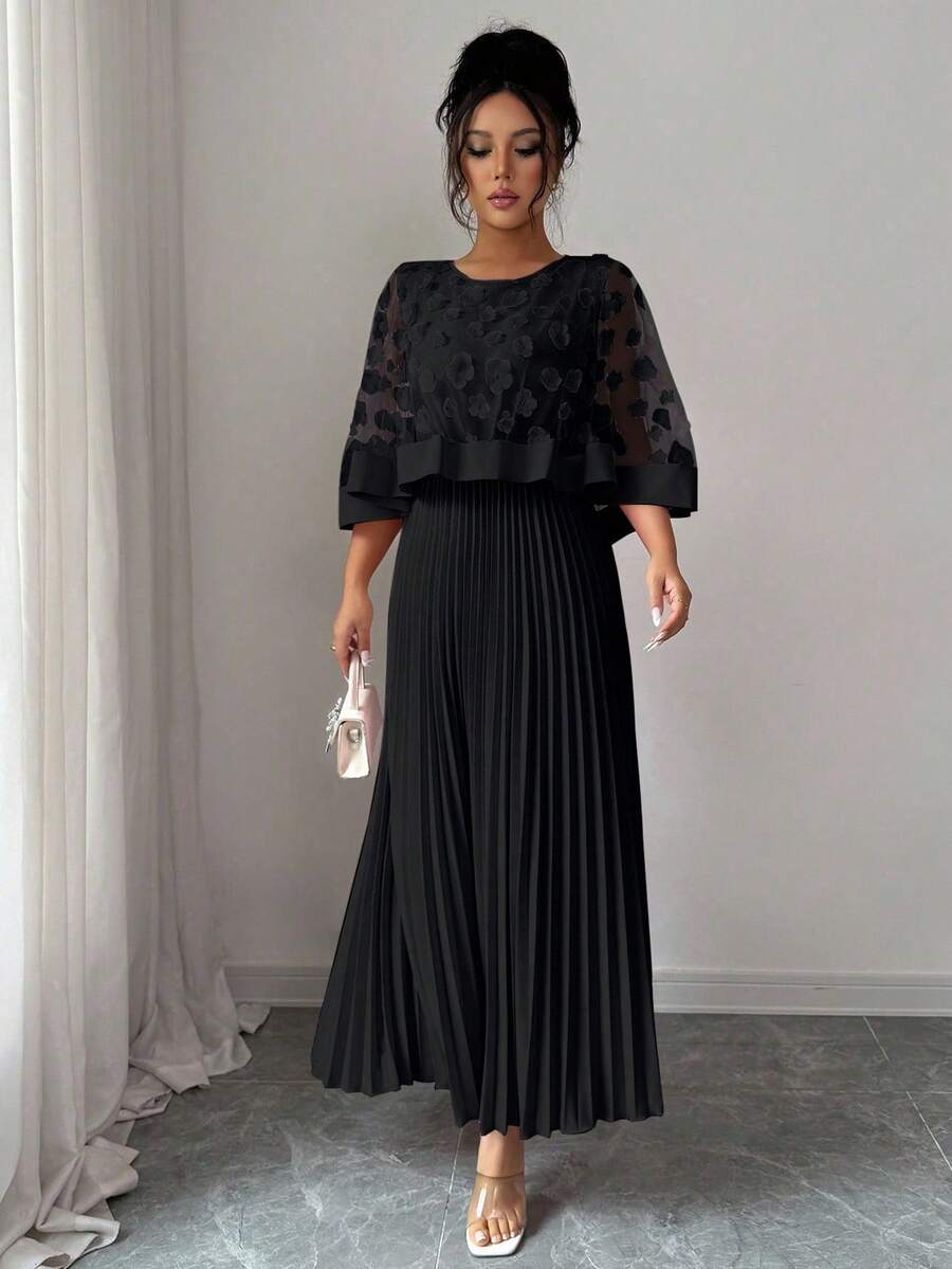SHEIN Elenzga فستان أسود