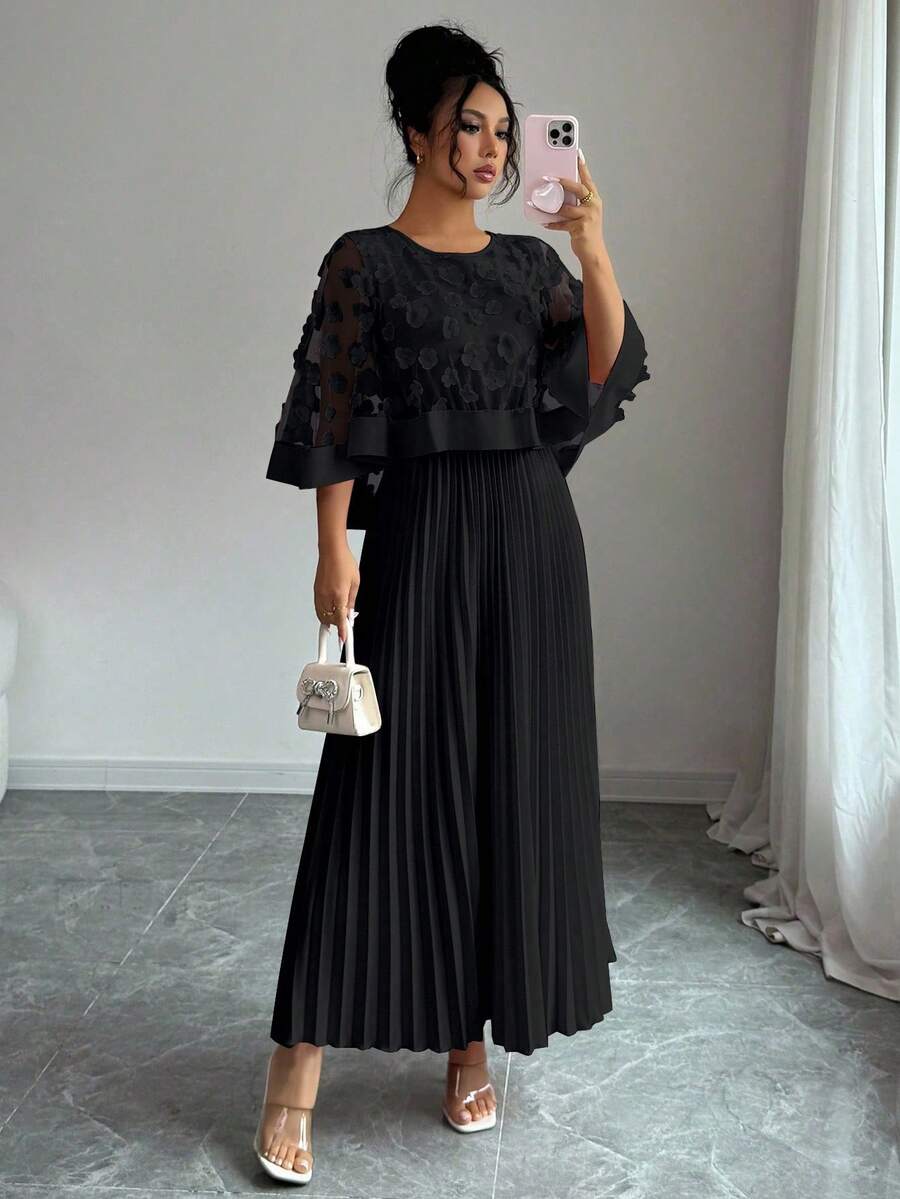 SHEIN Elenzga فستان أسود