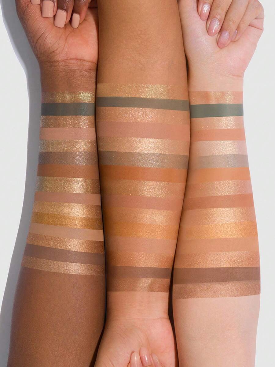 SHEGLAM Afterglow Palette لوحة ظلال عيون 15 لون بدرجات محايدة وباردة