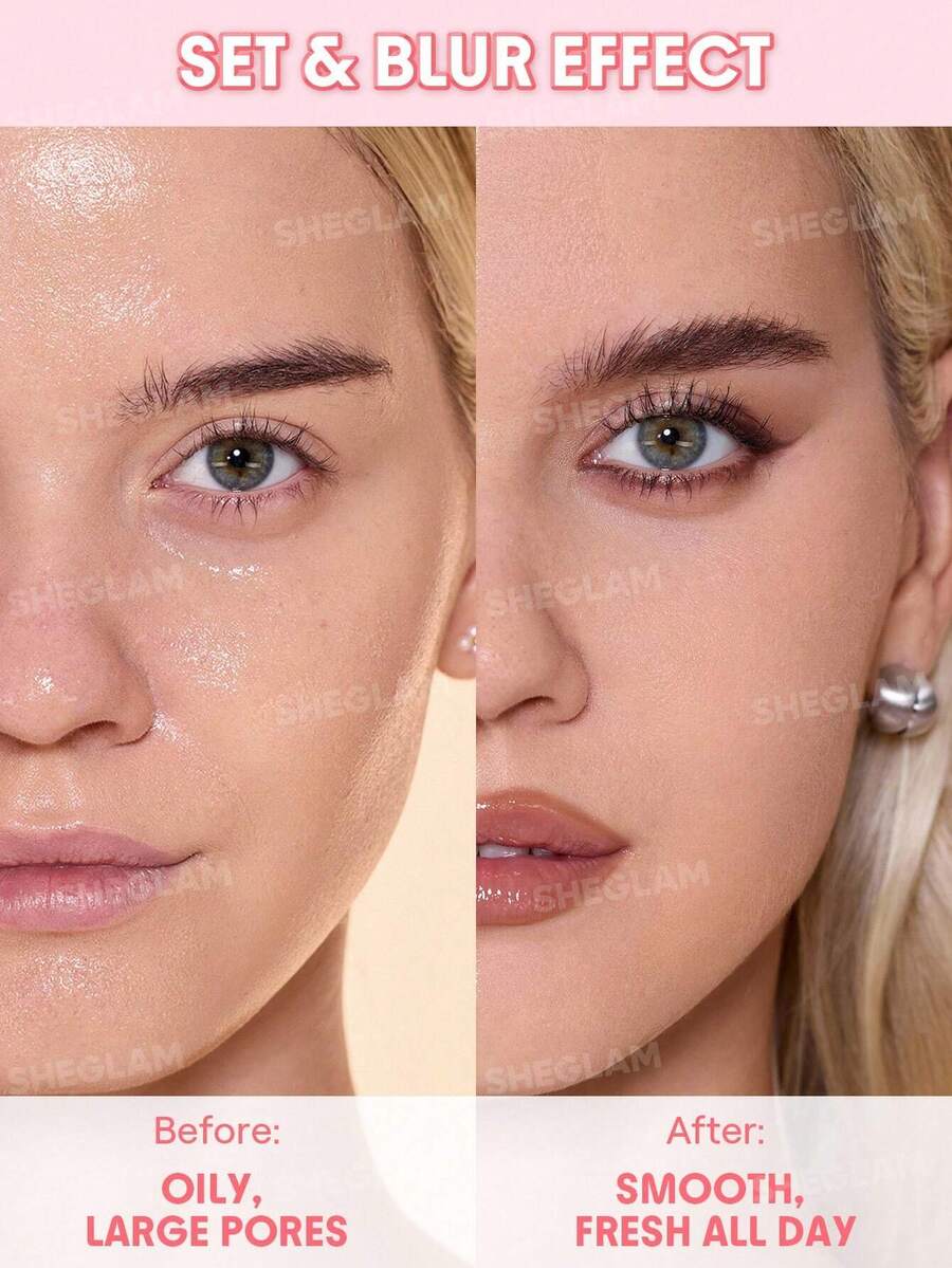 SHEGLAM Insta-Ready Ultra-Fine بودرة تثبيت اثنان في واحد