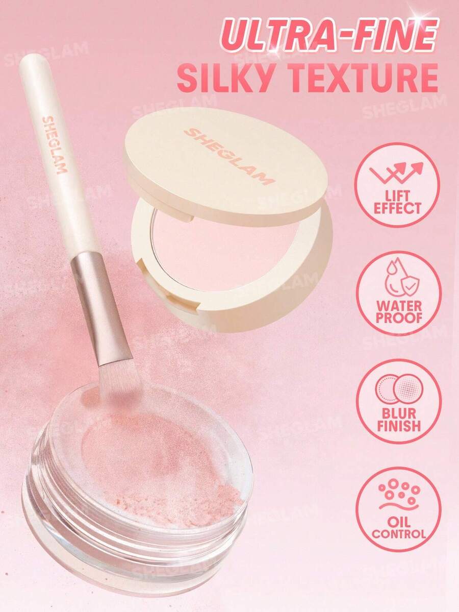 SHEGLAM Insta-Ready Ultra-Fine بودرة تثبيت اثنان في واحد