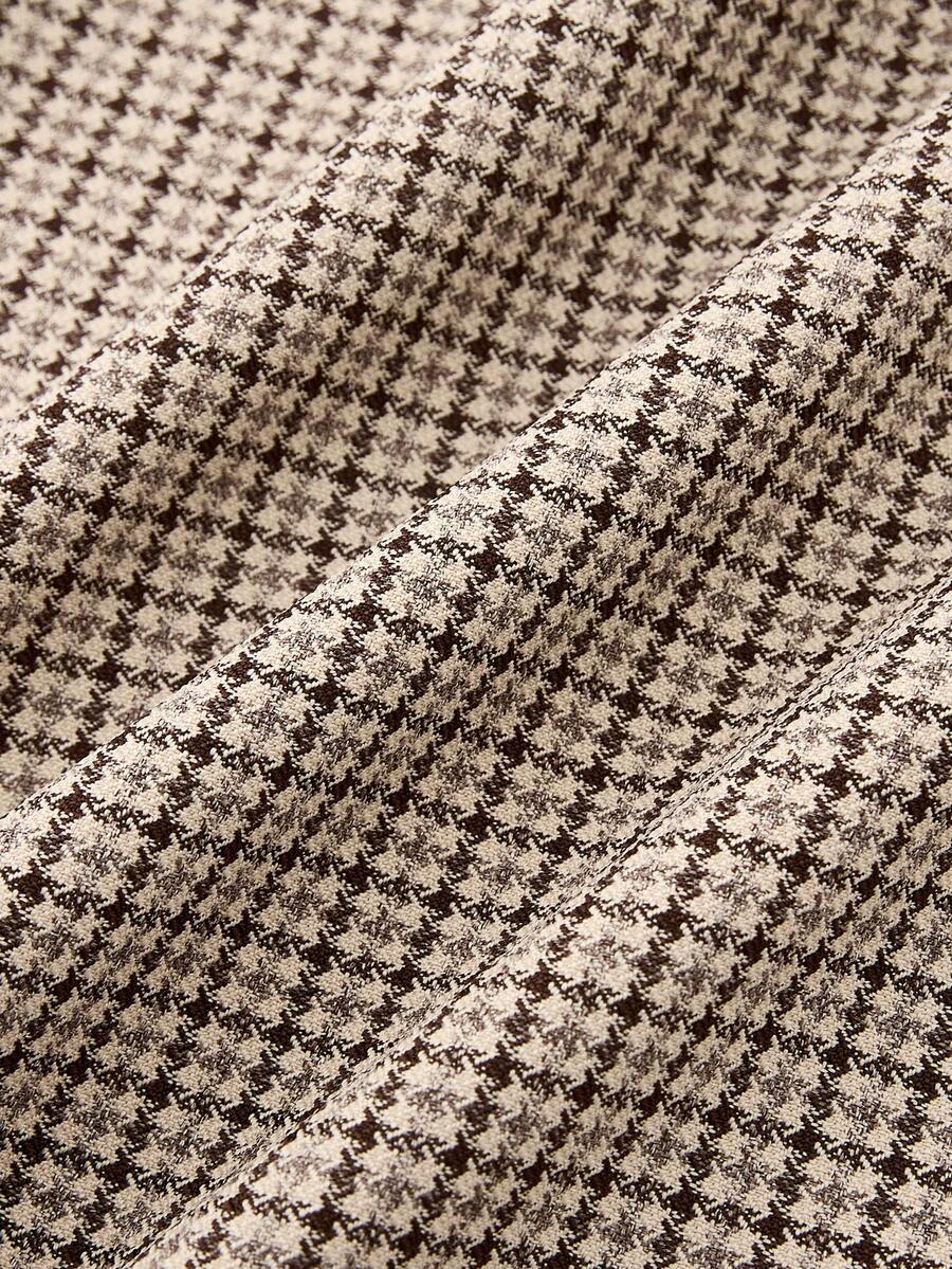 SHEIN تنورة نسائية بنمط مربعات فضفاضة وأنيقة