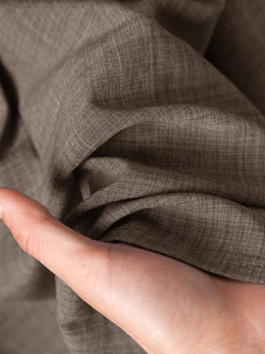 SHEIN Rusticease طقم نسائي كاجوال قطعتين بلوزة بياقة V وبنطال واسع